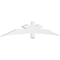 Ekena Millwork Alberta Architectural Grade PVC Gable Bracket, 108"W x 18"H x 2"D x 6"F, 4/12 Pitch GBP108X18X0206ALB00 - alternate 1